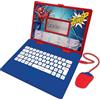 Lexibook - Spider-Man Computer Portatile educativo bilingue Italiano/Inglese - 124 attività per Un apprendimento Divertente e interattivo - Matematica, logica, Musica, Orologio - JC598SPi5LXB