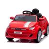 Baroni Toys FIAT 500 Baby Car Elettrica 12V con Telecomando Genitori, Luci, Suoni, Retromarcia, Cintura di Sicurezza - Auto per Bambini 1-4 Anni, Rossa