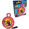 Lexibook, Spider-Man, Palla Saltellante Gonfiabile, Pompa Manuale Inclusa, Plastica Sicura e Resistente, Rosso, BG040SPLXB