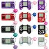 Vicloon 12 Pezzi Portachiavi con Gioco di Mattoni, Mini Portachiavi con Gioco Arcade Tetris Portatile, 26 Giochi Classici Integrati, Perfetti Come Regalini per Feste di Compleanno (con Campanellino)