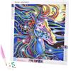 AUAUY DIY Diamond Art Kit per Adulti, Unicorno Paint by Numbers, 40 x 40cm
