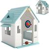 AIYAPLAY Casetta da Giardino per Bambini 5 in 1 132x118x124 cm Multicolore