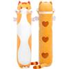 Mewaii Peluche Cuscino Lungo Gatto Gigante 110CM Cuscino di Peluche Kawaii Giocattoli Abbraccio Pupazzo Morbido Stitch Giocattolo Natale Regalo per Ragazza