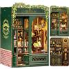 Cutefun Book Nook Kit - Creativo per Realizzare Case delle bambole, Modello in Scala per Appassionati, Donne, Ragazzi e Amanti dei Libri(OWL Bookstore)