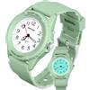 OFFCUP Orologio da Donna, Orologio Analogico al Quarzo Donna Impermeabile 5 ATM Orologio da Polso Donna Cinturino in TPU Quadrante Luminoso, Sportivo Casual Attività Sportive, Cassa da 39MM