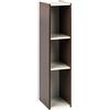 Iris Ohyama, Libreria/scaffale per armadietto a 3 livelli/mobili laterali/scaffale salvaspazio, Modulare, Altezza mensola regolabile 3,2 cm, Ufficio, Casa - Space Saving Shelf - UB-9020 - Marrone