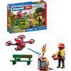 PLAYMOBIL 72197 DRONE ANTINCENDIO DEI VIGILI DEL FUOCO