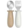 SUAVINEX 402924 SET POSATE ACCIAIO INOX BEIGE