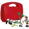 PLAYMOBIL, 70105 - City Life - Borsa da trasporto del custode Panda, colorata