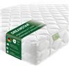 DREAMSTAR Materasso ergonomico in schiuma fredda a 7 zone | 80 x 200 cm | 16 cm | H2 e H3 | DREAMSTAR Ergo Flex Duo | Materasso reversibile