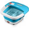 TZS First Austria - Vasca idromassaggio per piedi da 450 W - 3 accessori e 8 rulli massaggianti - Funzione a infrarossi e di riscaldamento - Pieghevole