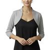 BlackButterfly Coprispalle Donna Sartoriale Manica 3/4, Argento, XL