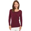 Merino.tech Maglia Lana Merino Donna - 100% Intimo Termico Lana Merino | Maglia donna a maniche lunghe, girocollo/V/U, per sport e outdoor, traspirante, ad asciugatura rapida, delicata