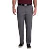 Haggar Men's Cool Right Performance Flex Solid Classic Fit Flat Front Pant