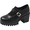 Dasongff Mocassini da donna con tacco piccolo e comodo da indossare, scarpe piatte per passeggiate a guida Loafers donna mocassini e loafer in morbida pelle piatta scarpe casual semplice da donna, Nero , 35 EU