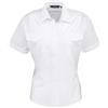 Premier Workwear Ladies Short Sleeve Pilot Shirt Camicia, Bianca, 38 Donna