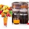 UEXEDO Spremiagrumi elettrico, 100 W, doppia testa e taglierina Juicer Orange macchina pressore agrume elettrico succo di frutta d'arancia automatico, parti lavabili in lavatrice (grigio)
