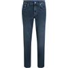 Karl Lagerfeld Jeans Uomo Slim Denim Washed Blue Black 2832