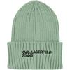 Karl Lagerfeld Jeans Uomo Essential Logo Beanie Granite Green One size