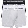 Karl Lagerfeld Uomo Logo Trunk Set (3 Pack) Multi L