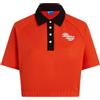 Karl Lagerfeld Jeans Donna Short Sleeve Polo Sweatshirt Poinciana S