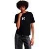 KARL LAGERFELD JEANS Donne K/Logo Regular Short Sleeve T-Shirt Nero L