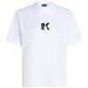 KARL LAGERFELD JEANS Donne K/Logo Regular Short Sleeve T-Shirt Bianco L