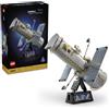 LEGO Icons Telescopio Spaziale Hubble - Kit di Modellismo 3D per Adulti - Set STEM con Pannelli Solari, Quadro Comandi e Minifigure di Astronauta - Regalo Fai da Te per i Fan dell'Astronomia - 11382