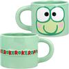 Paladone Keroppi - Tazza verde con licenza ufficiale Sanrio Hello Kitty & Friends, 400 ml, grande tazza da caffè in ceramica per tè e cioccolata calda, regalo Kawaii per ragazze, donne, adolescenti Paladone