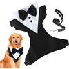 Genérico Costume da festa di nozze - Effortless Installation per cani, Space-Saving, Cane e animali domestici formali con papillon e corda trazione vestiti | Multipurpose Outdoor Indoor Utility Easy