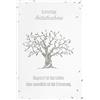 bsb Biglietto di condoglianze per il funerale - biglietti di condoglianze con busta - biglietto di condoglianze di alta qualità con motivo albero, biglietto di condoglianze, 11,5 x 17,0 cm
