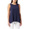 Amazon Essentials Canotta Svasata (Taglie Forti Disponibili) Donna, Blu Marino, S