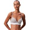 Calvin Klein Donna Reggiseno Push-up Plunge Imbottito, Grigio (Grey Heather), 1B