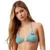 Calvin Klein Donna Top Bikini a Triangolo Imbottitura Estraibile, (Saltwater Aqua), 1XL