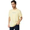 Calvin Klein Uomo T-Shirt Maniche Corte Glitched Logo Classic Tee in Cotone, Giallo (Sunlight), M