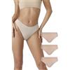 Lovable Perizomi in Tessuto Ultrasoft | Pacco da 3 Mutandine in Morbido Modal | Traspiranti, Comfort Quotidiano | Intimo Donna x3, Nero, L
