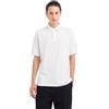 Armani Exchange Polo da Uomo in Cotone Jacquard con Logo AX Stacked, Bianco Sporco, L