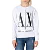 ARMANI EXCHANGE Icon Project, Felpa, Donna, Bianco, XL