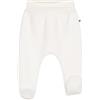 Petit Bateau A0b46, Pantaloni A Piedi Unisex - Bimbi 0-24, Bianco, 12 Mesi
