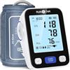 Runstar Misuratore di Pressione Sanguigna da Braccio, bracciale ad ampio intervallo (22-42cm), uso domestico, misuratore pressione sanguigna digitale automatico, borsa, memoria di lettura 2x99