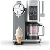 Ninja CREAMi Scoop & Swirl, Gelatiera con 13 Programmi, Platino, NC701EU