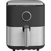 HOMCOM Friggitrice ad Aria 8L, Air Fryer 1700W con 8 Programmi, Nero