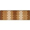 Baroni Home Tappeto Cucina Antiscivolo, Passatoia Decorata Lavabile, 57x180 cm, Beige Rombi