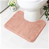 AUAUY Antiscivolo Tappeto Bagno WC,50x40cm Tappeto Antiscivolo a Forma di U