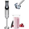 Fresko Frullatore a immersione, 1000 W, con 12 livelli di velocità, pulsante Turbo