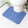 AUAUY Antiscivolo Tappeto Bagno WC,50x40cm Tappeto Antiscivolo a Forma di U