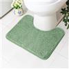 AUAUY Antiscivolo Tappeto Bagno WC,50x40cm Tappeto Antiscivolo a Forma di U