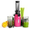 Ventray Ginnie Estrattore Frutta e Verdura - Slow Juicer 60 Giri/Min- Estrattore di Succo con Funzione di Masticazione Inversa, Facile da Pulire, Senza BPA, Cold Press, Spremiagrumi Elettrico, Rosa