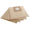 AREBOS Sacchetti per aspirapolvere 5X | Adatti per aspirapolvere industriali da 1600 W con EAN 4260627422807, 4260627422814, 4260627422821 | Carta speciale | 2 strati | 40 x 80 cm