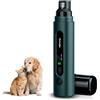 Tolesum Lima Unghie Cani,Tagliaunghie Elettrico Cani con 5 Impostazioni di velocità&Luce LED,Taglia Unghie per Cani di Tipo C Ricaricabile per Cani/Gatti, con Cappuccio Antipolvere